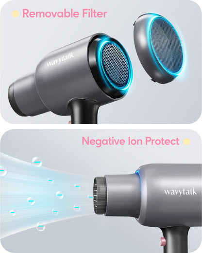 Wavytalk Ionic Blow Dryer with Diffuser