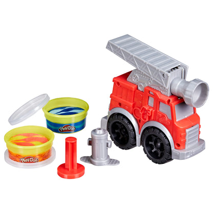 Play-Doh Fire Engine Toy Set with Modeling Clay