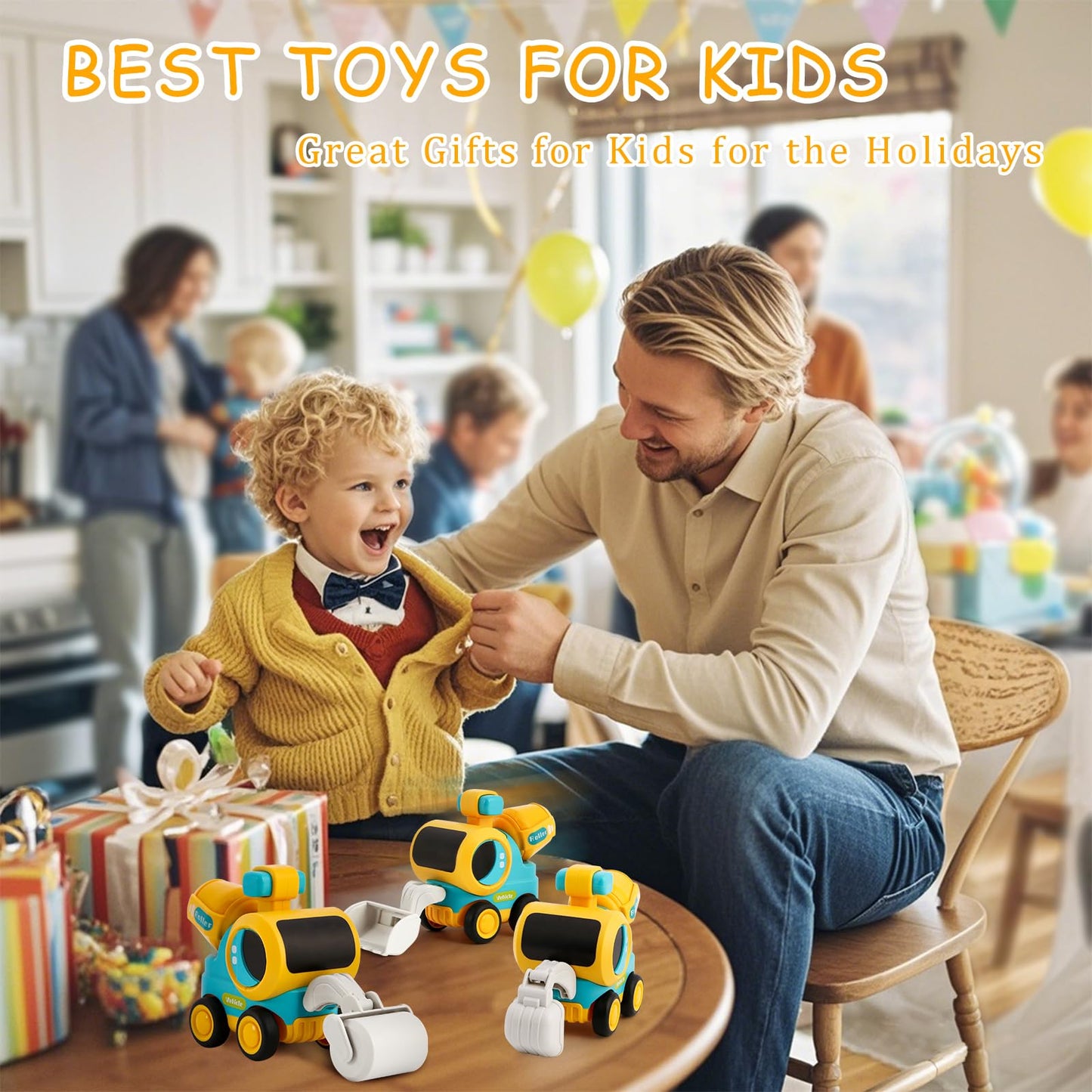 KESIYI Outdoor Toy Cars for Toddlers 1-3