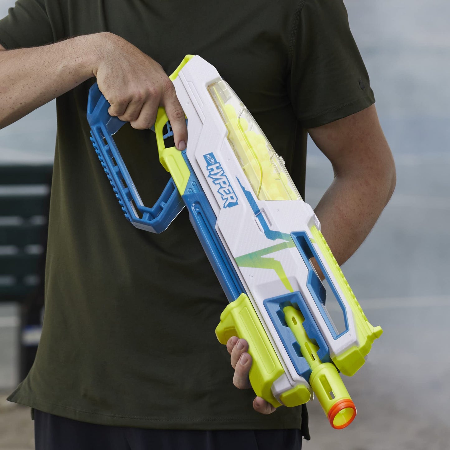 NERF Hyper Siege-50 Blaster, 110 FPS Velocity