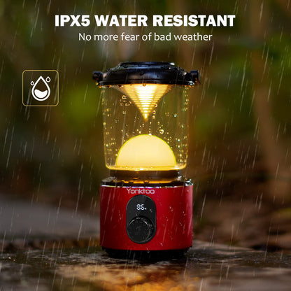 LED Camping Lantern with USB Rechargeable Battery