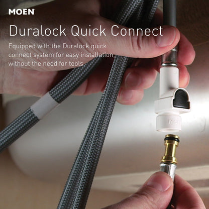 Moen High Arc Kitchen Faucet with Sprayer & Soap