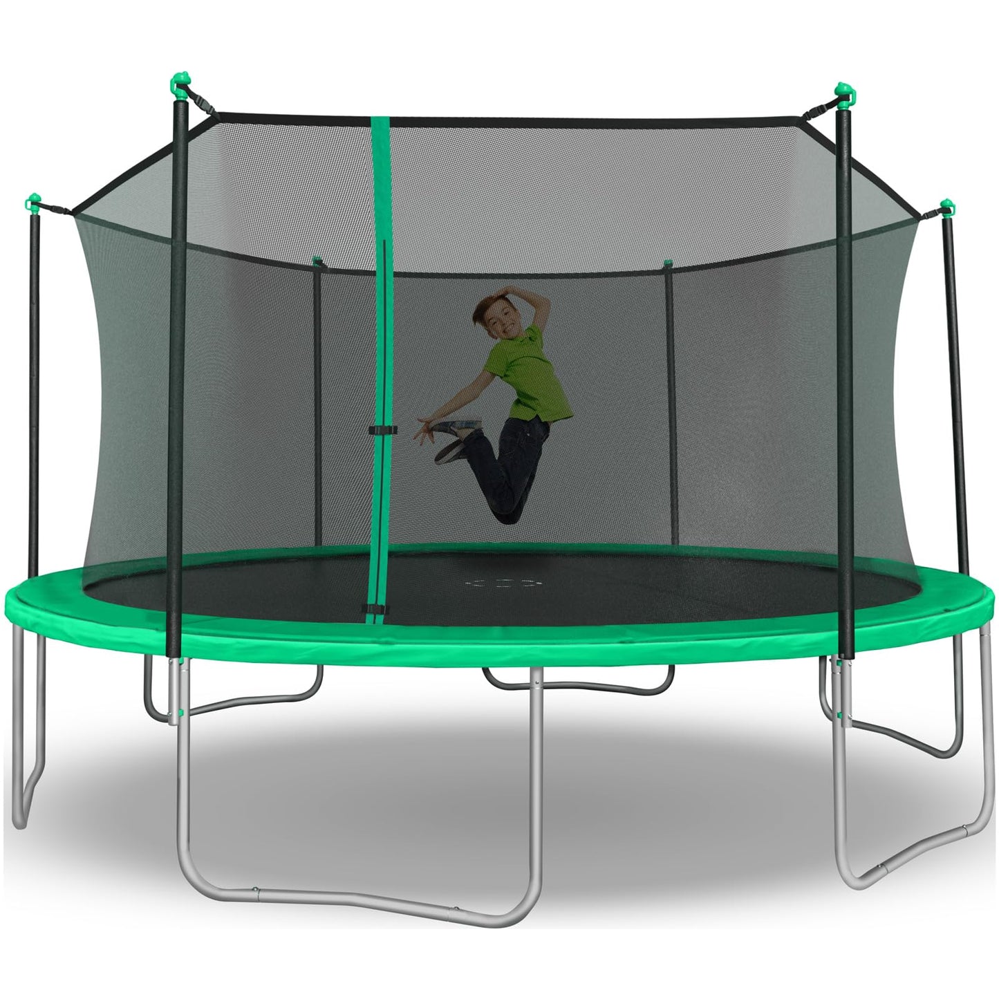 Sportspower 15FT Outdoor Kids Trampoline with Safety Net