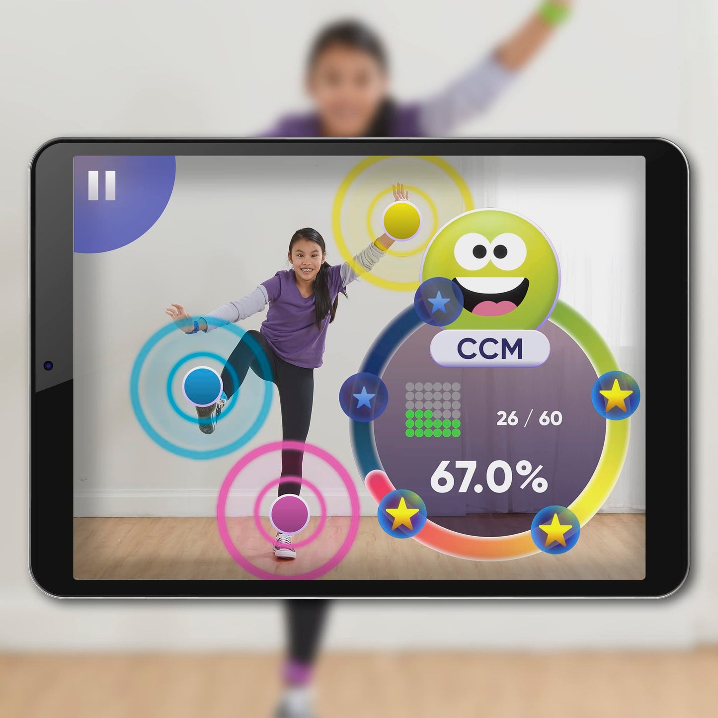 Hasbro Gaming Twister Air Game | AR App Play Game with Wrist and Ankle Bands | Links to Smart Devices | Active Party Games for Kids and Adults | Ages 8+ | for 1+ Players | F8158