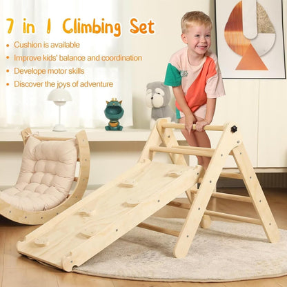 7-in-1 Montessori Climbing Set for Toddlers