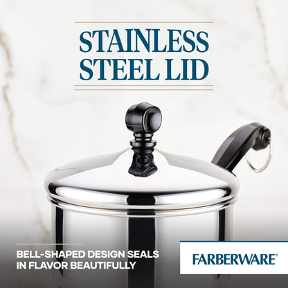 1 Quart Farberware Stainless Steel Sauce Pan with Lid