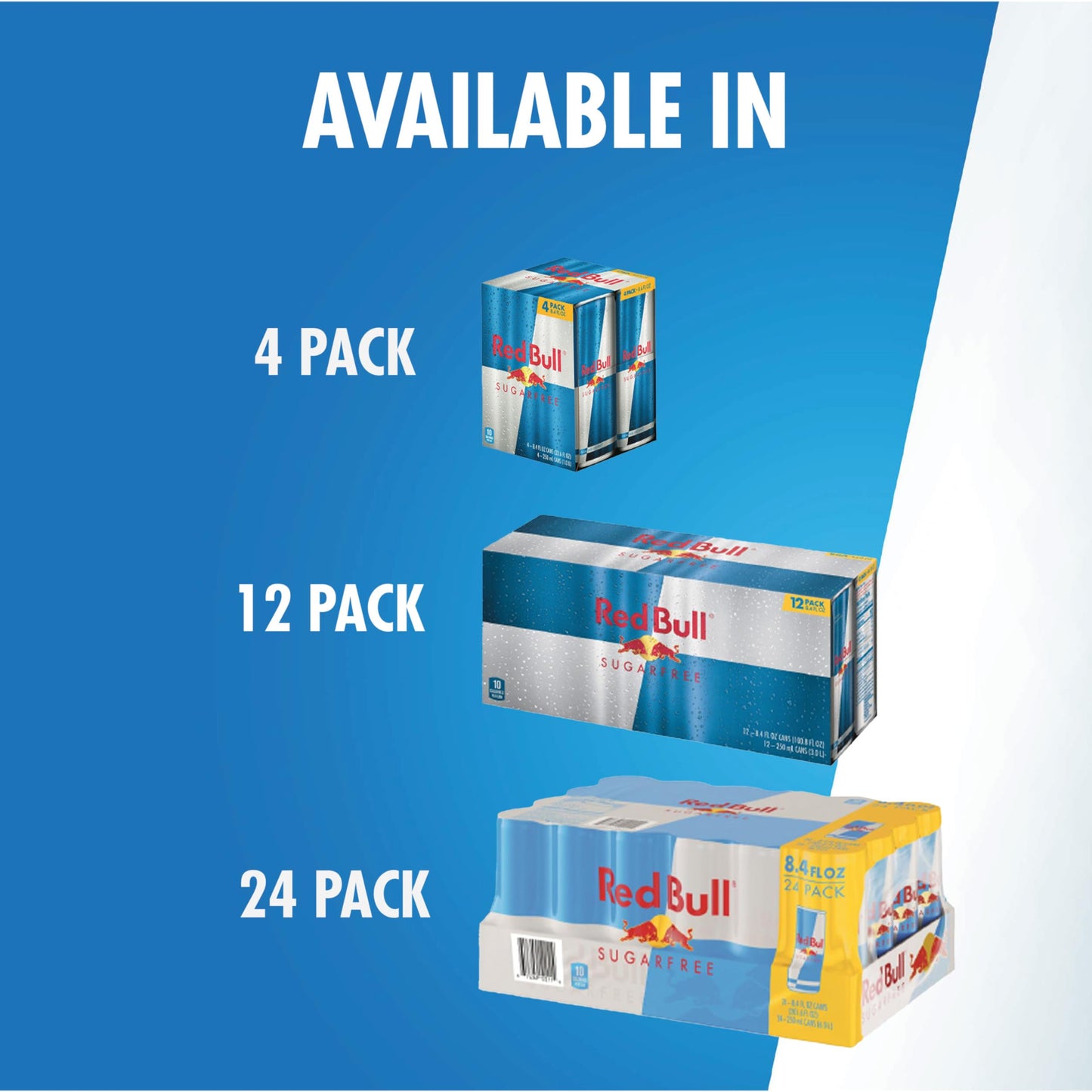 Red Bull Sugar Free Energy Drink, 12 Cans