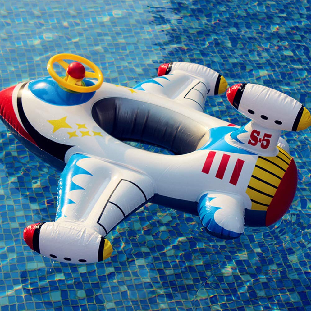 Inflatable Baby Pool Float with Steering Wheel