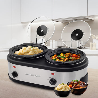 Double Slow Cooker Buffet Server by OVENTE