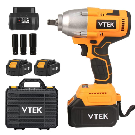 VTEK 1/2 Inch Brushless Cordless Impact Wrench