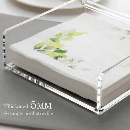 DINGHUO Acrylic Napkin Holder for Kitchen Decor