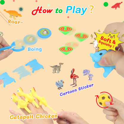 Erotodo 402 PCS Party Favors for Kids, Fidget Toys Pack, Goodie Bag Stuffers, Carnival Prizes, Pinata Filler, Treasure Box Toys for Classroom Rewards