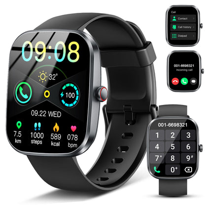 Smart Watch with Fitness Tracking & Call Support