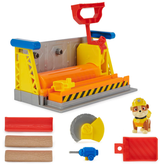 Rubble & Crew Rubble’s Workshop Playset with Figure