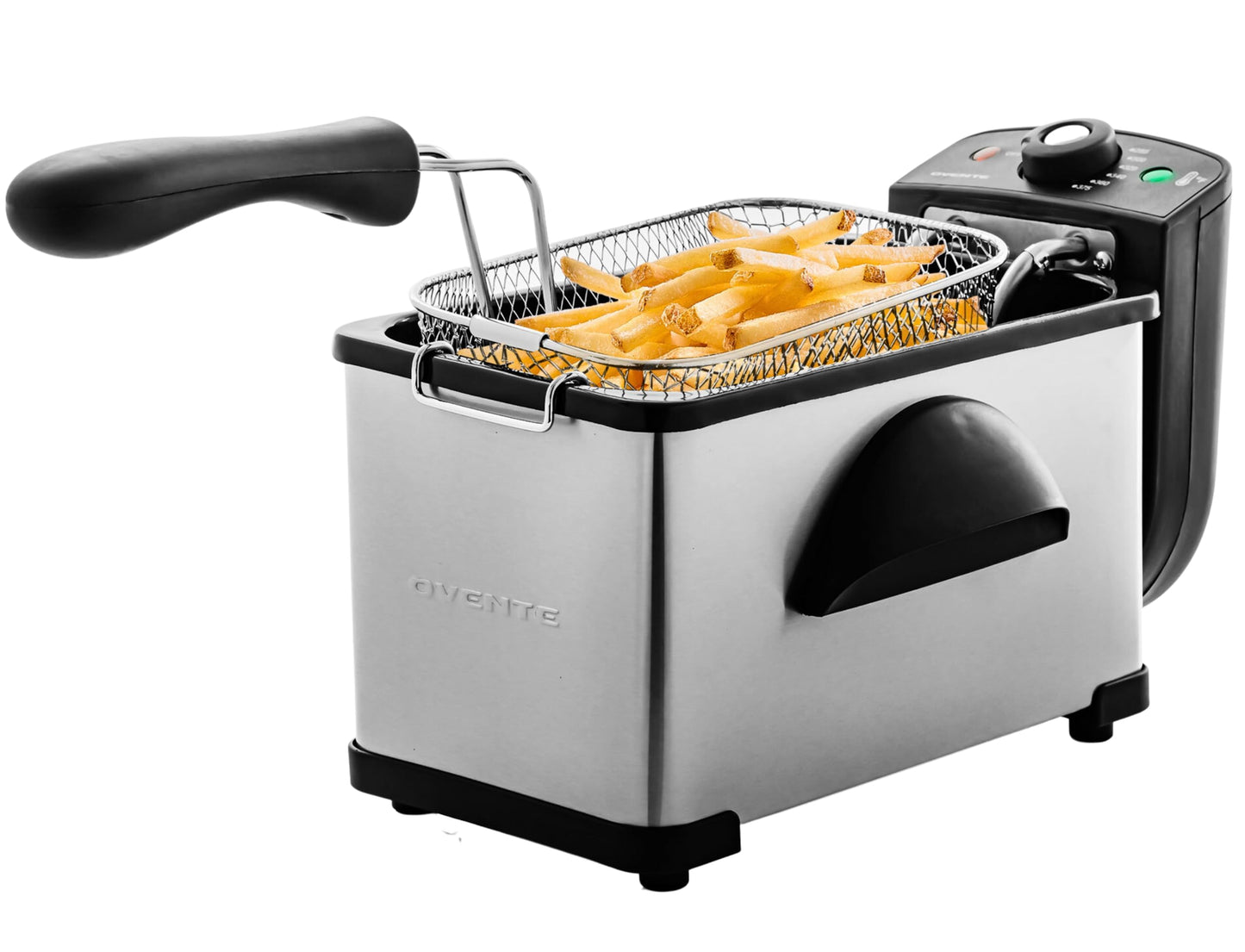 OVENTE 2L Electric Deep Fryer with Filter