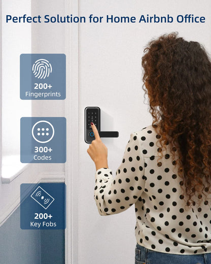 Smart Fingerprint Door Lock with Keypad & Bluetooth