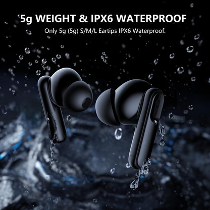 Wireless Earbuds with 42H Playtime and Microphone