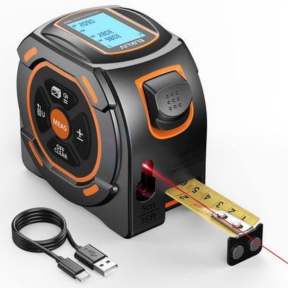 Laser Tape Measure 197Ft with Pythagorean Mode