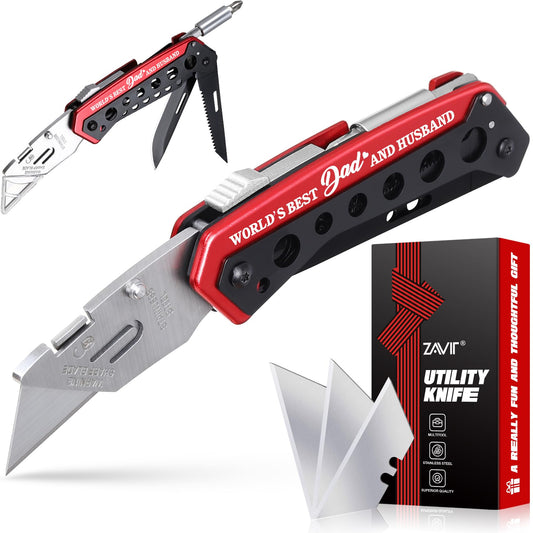 6-in-1 Utility Multitool Knife for Dads