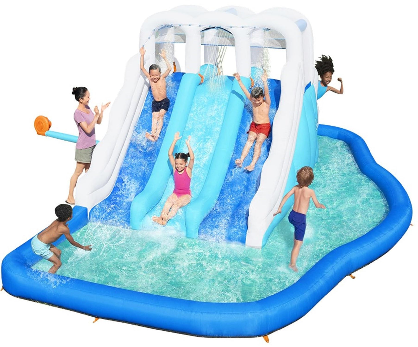 Bestway Inflatable Water Park with Triple Slide