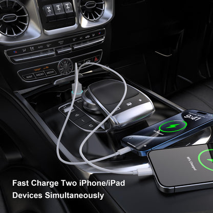 USB Car Charger 4.8A Dual Port Adapter