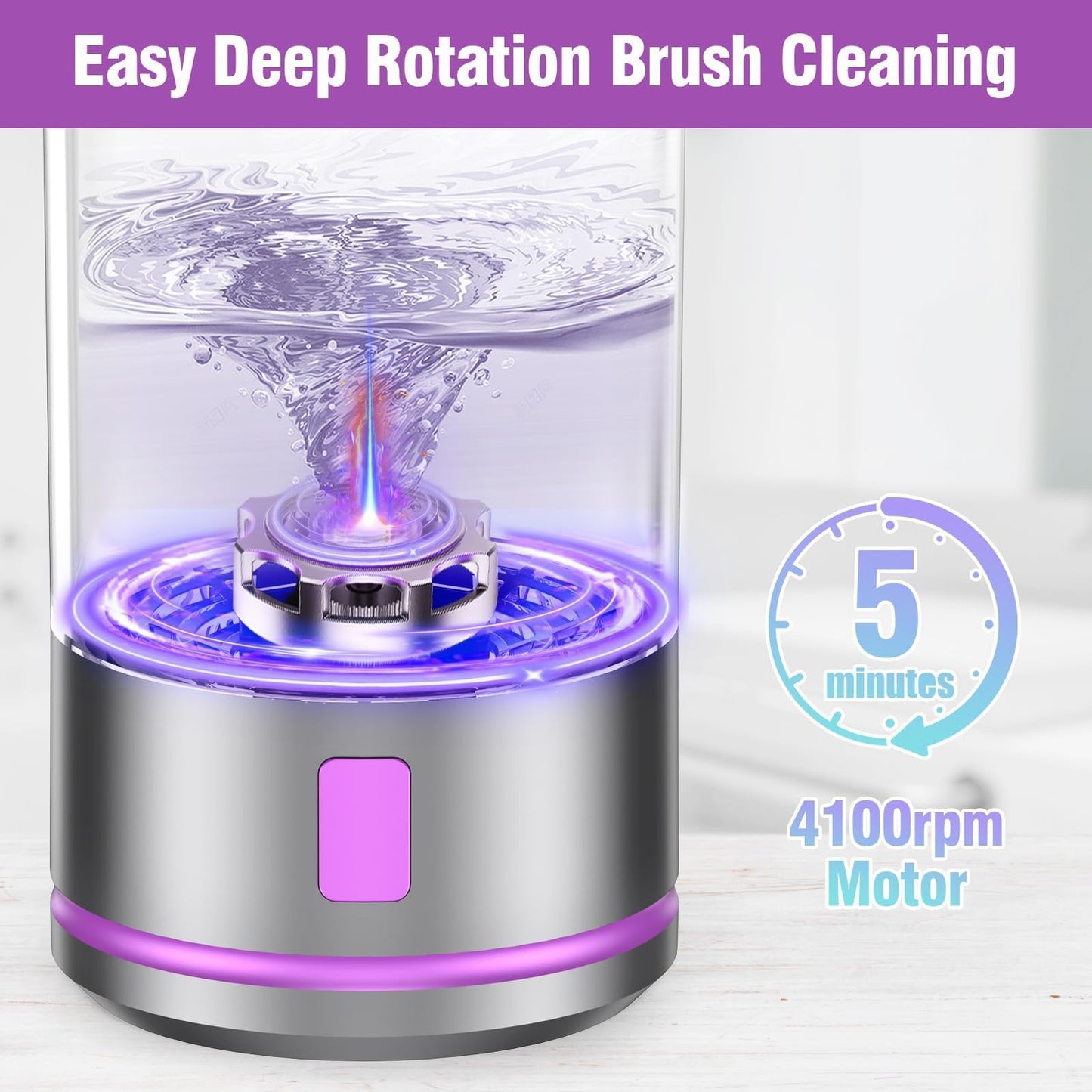 Electric Makeup Brush Cleaner Machine by EITABEL
