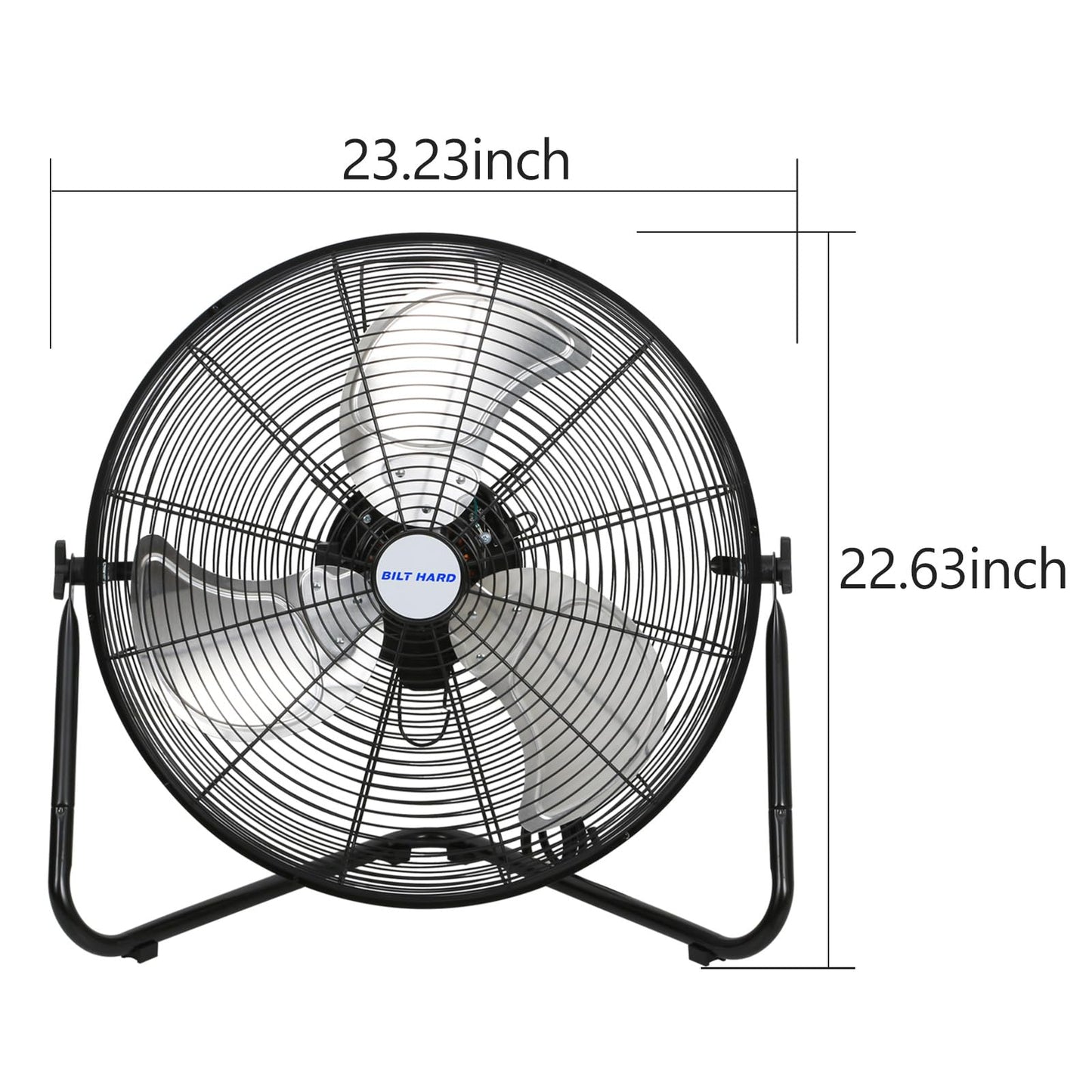 20" High Velocity Floor Fan by BILT HARD