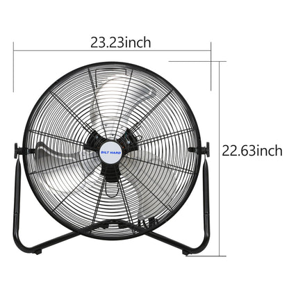 20" High Velocity Floor Fan by BILT HARD