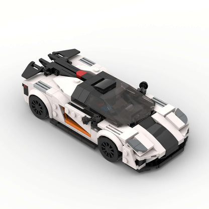 Sports Race Car MOC Building Blocks,City Vehicle Car Toy Building Sets,City Racing Cars DIY Building Bricks for Kids and Adults-344PCS