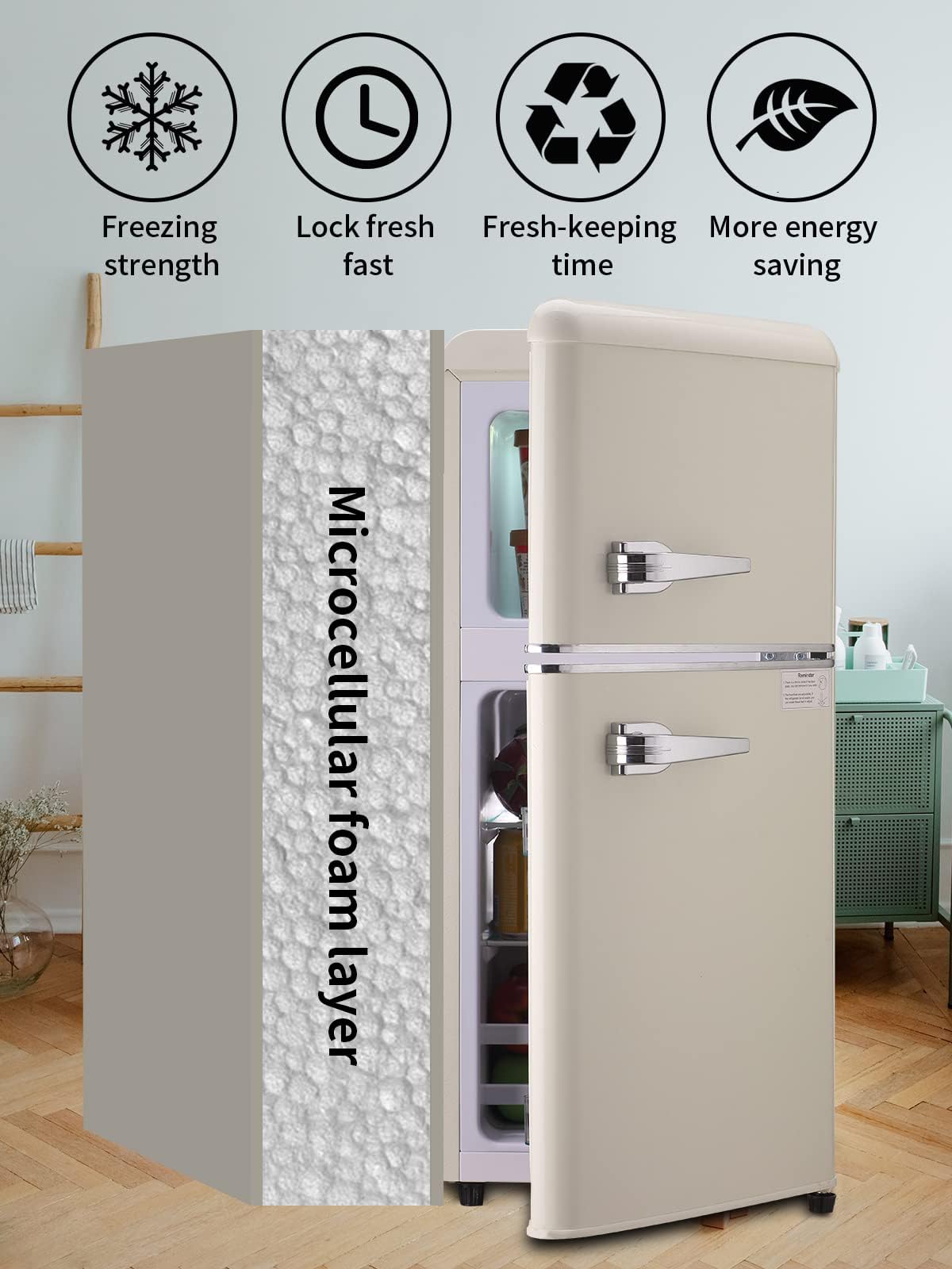 Refrigerator with Freezer Tymyp TY-FLS-80G