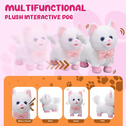 Interactive Remote Control Plush Kitten Toy