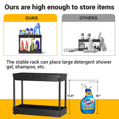 Under Sink Organizer 2-Tier Storage Shelf