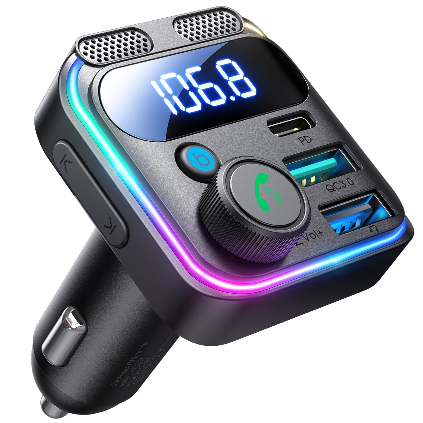 JOYROOM Bluetooth FM Transmitter Car Charger