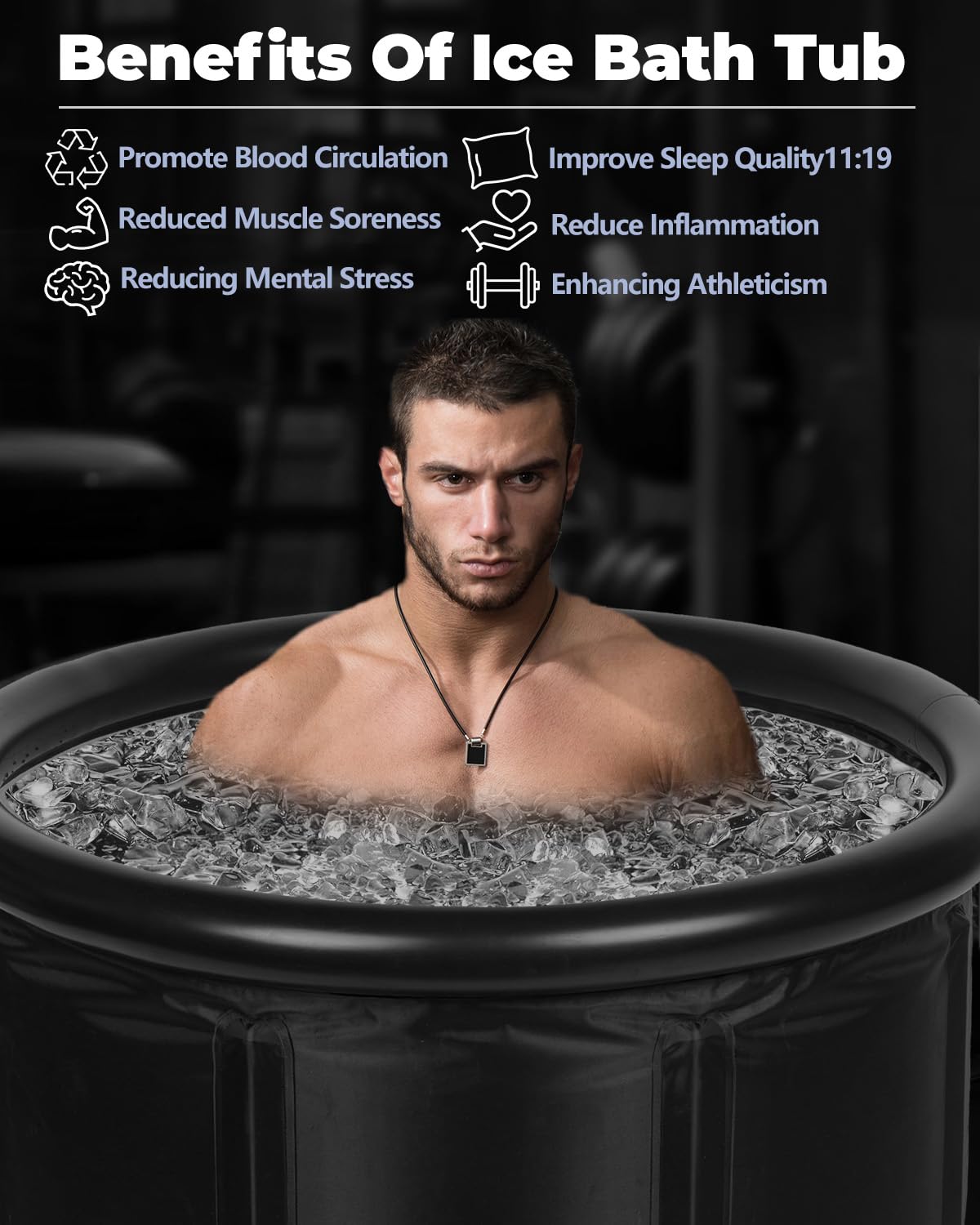 XL Ice Bath Tub for Athletes & Adults