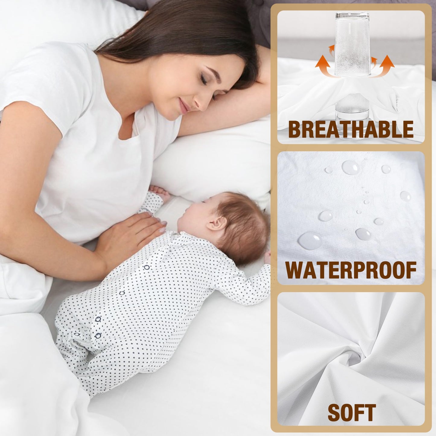 Twin XL Waterproof Mattress Protector by LVYSHOW