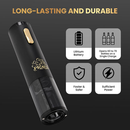 Electric Wine Opener Set with Aerator & Pourer