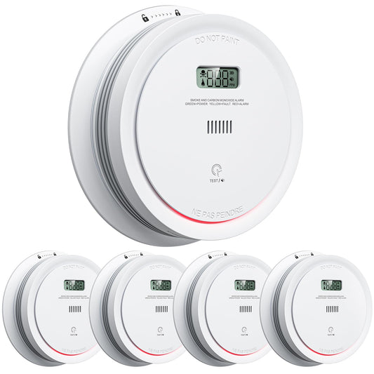 Smoke and Carbon Monoxide Detector Combo 5-Pack