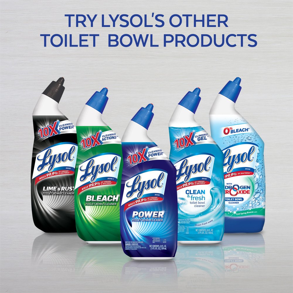 Lysol Toilet Bowl Cleaner Gel 24oz 4-Pack
