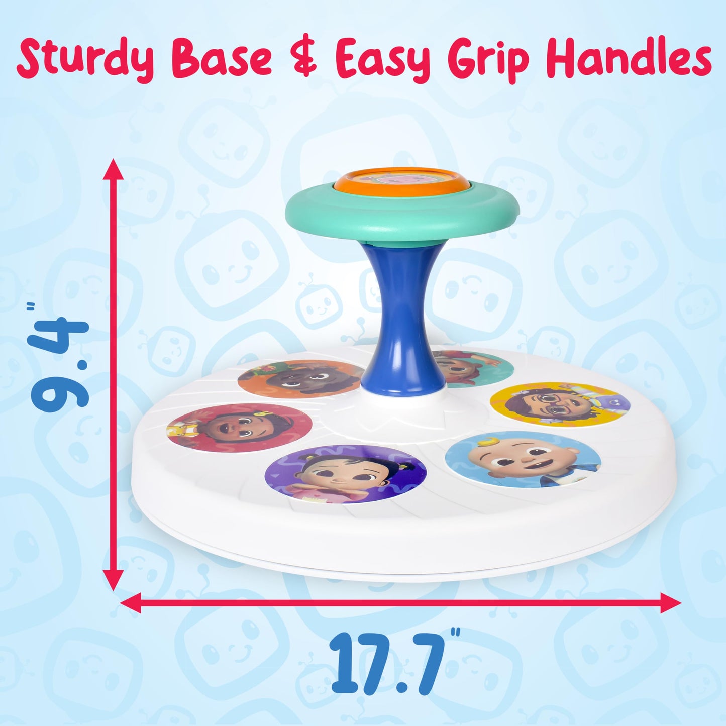 CoComelon Twist-N-Twirl Spinning Activity Toy