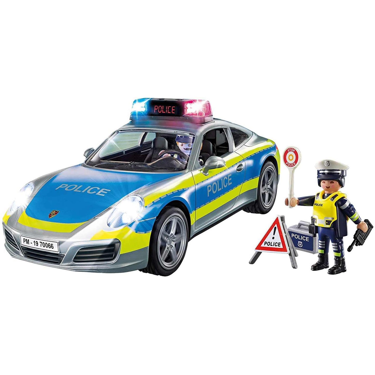 Playmobil Porsche 911 Carrera Police Vehicle Set