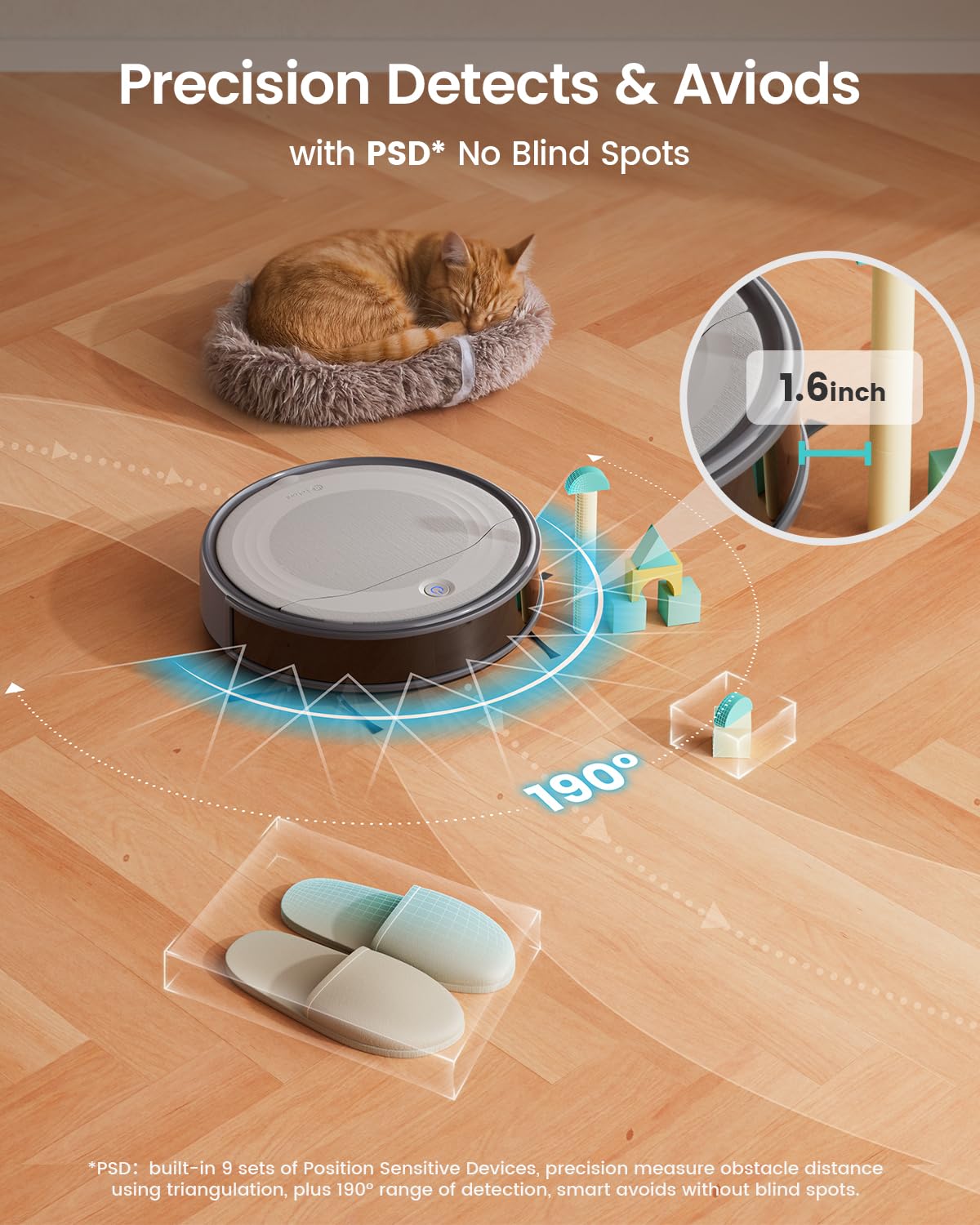 Lefant M310 Robot Vacuum with Strong Suction