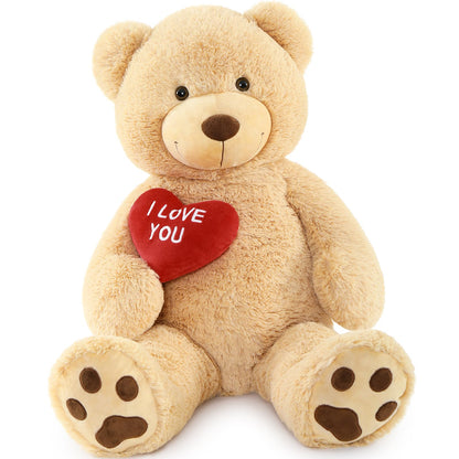 MaoGoLan Giant Teddy Bear Plush with Heart