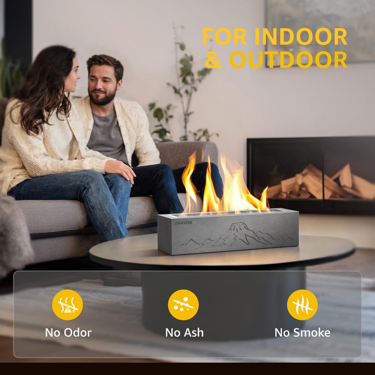 Tabletop Fire Pit for Indoor Outdoor Use