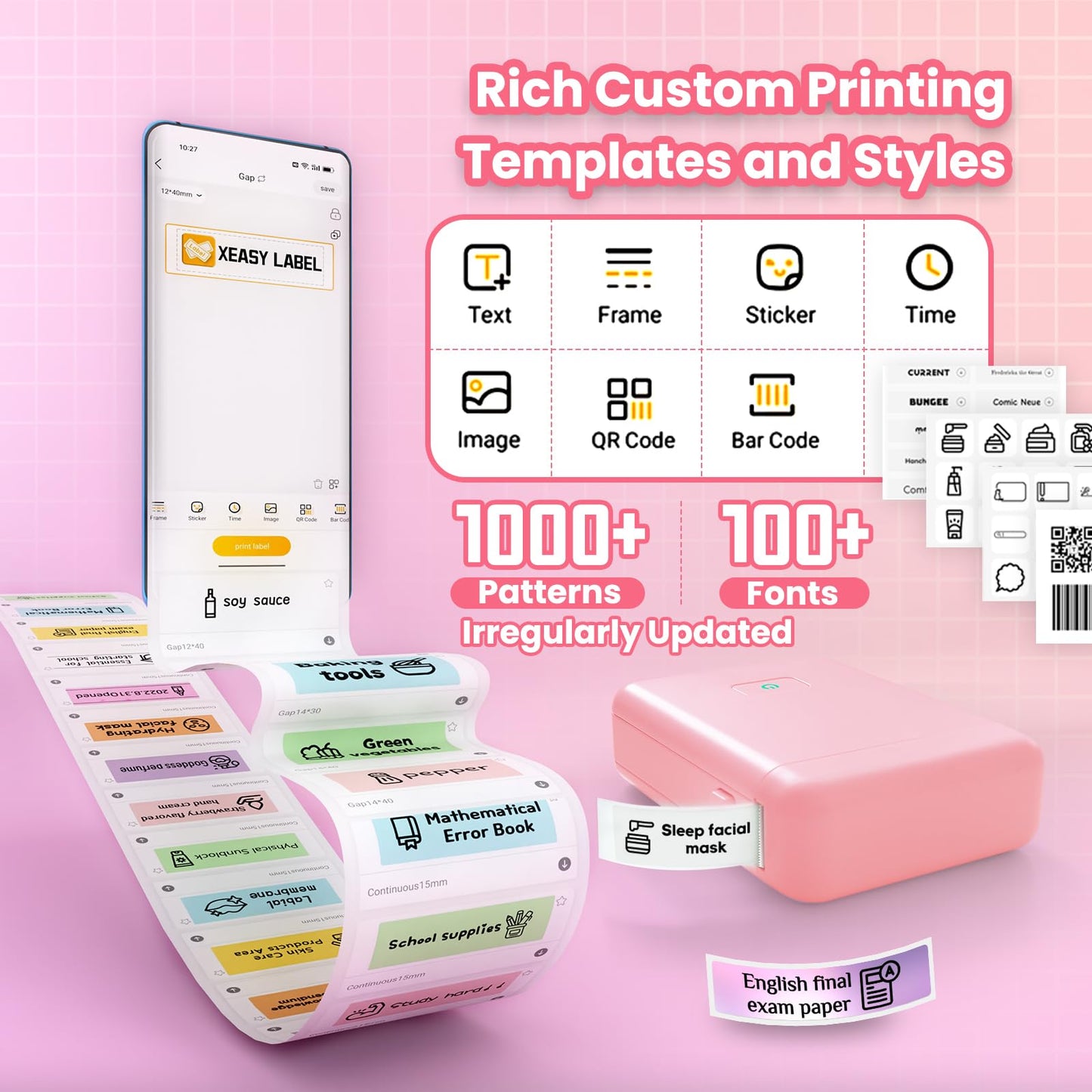 Portable Bluetooth Label Maker for Home & Office