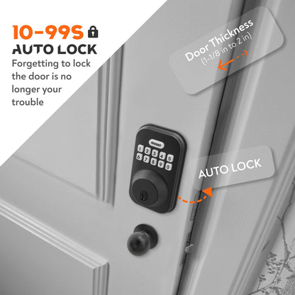 MASOANT Keyless Deadbolt Lock with Knob Handles