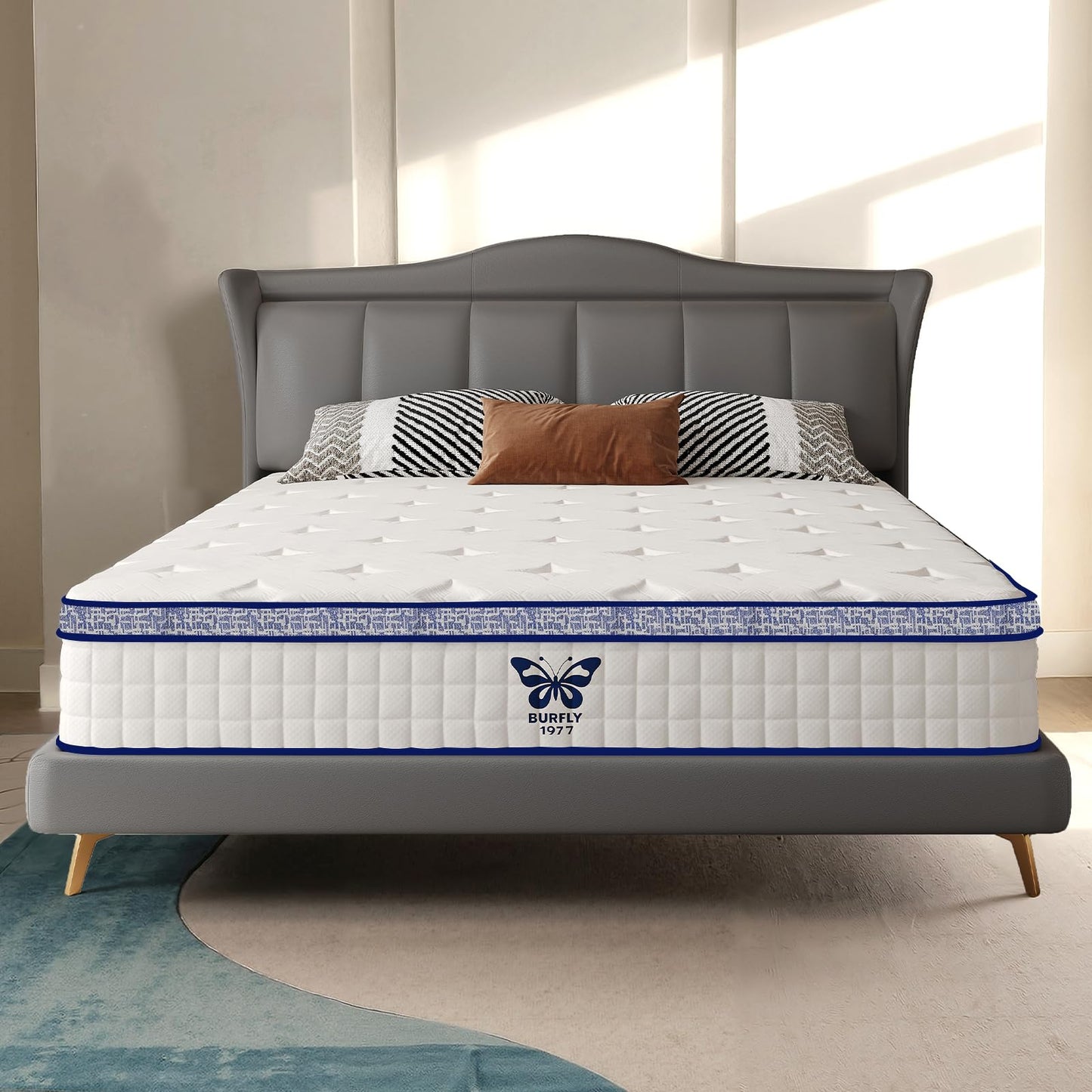 Queen Gel Memory Foam Pocket Spring Mattress