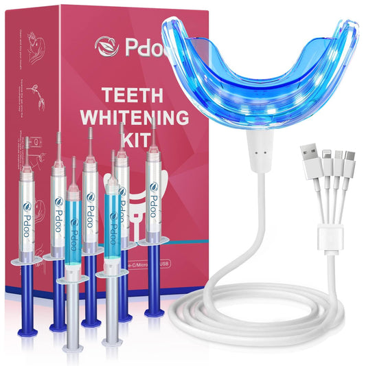 Teeth Whitening Kit with LED Light