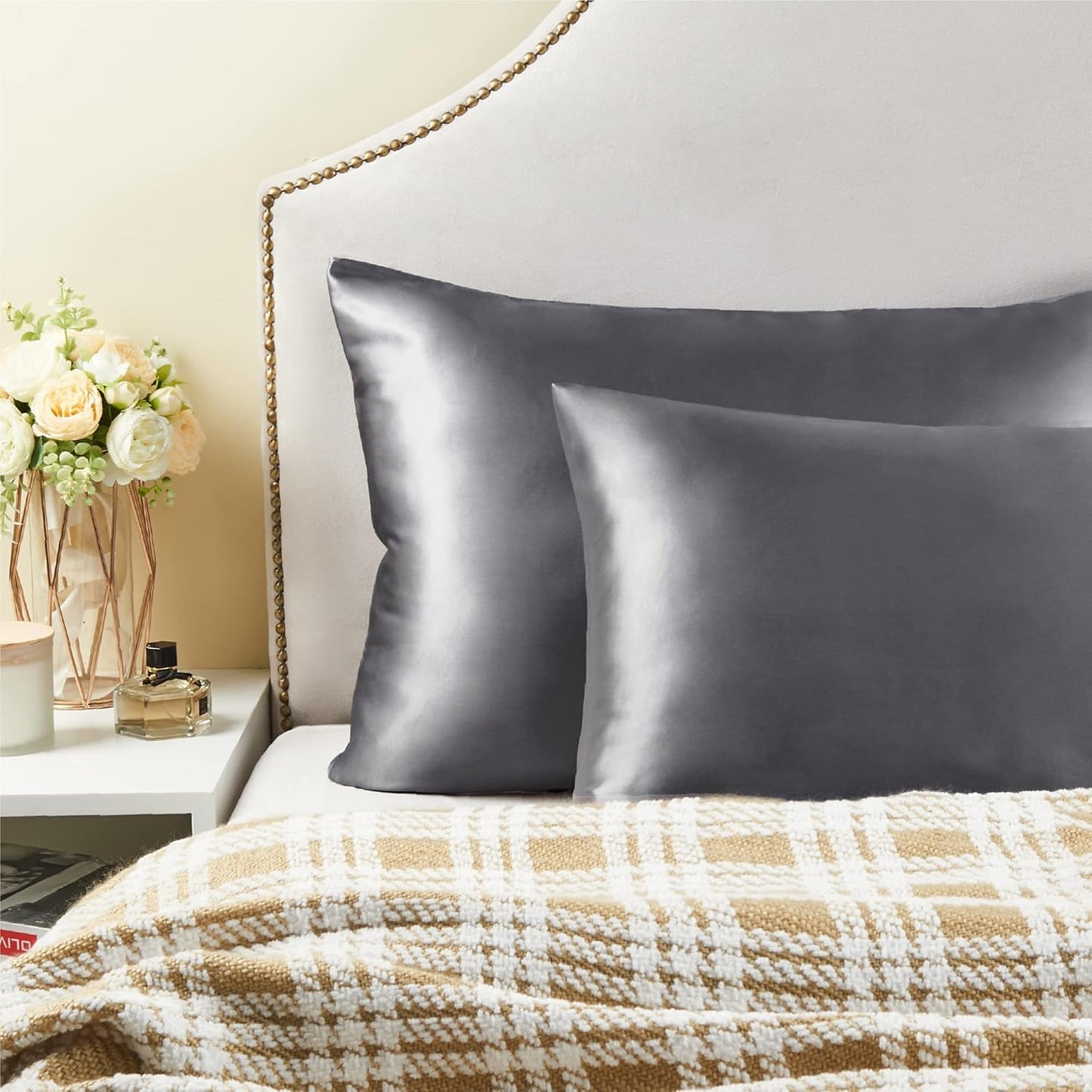 Satin Pillowcase Set for Hair and Skin