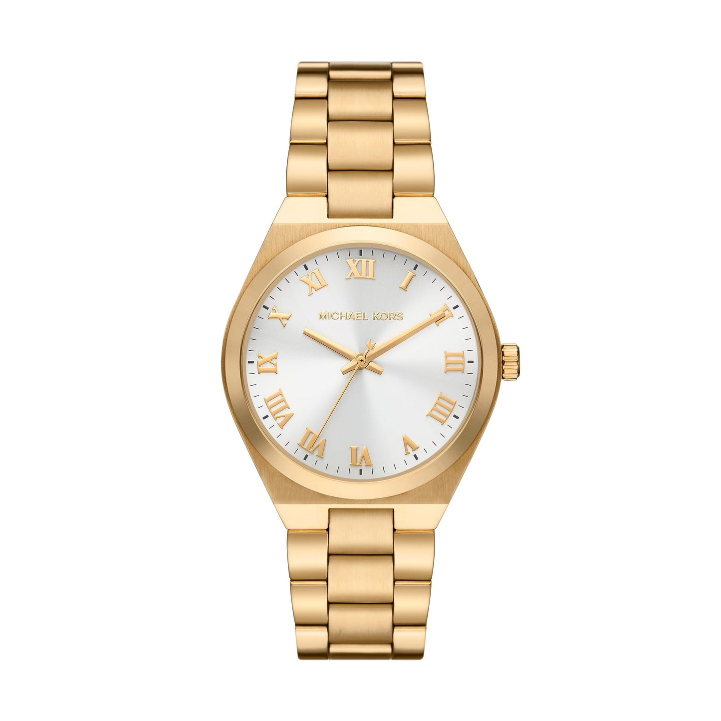 Michael Kors Lennox Three-Hand Gold-Tone Stainless Steel Women's Watch (Model: MK7391)