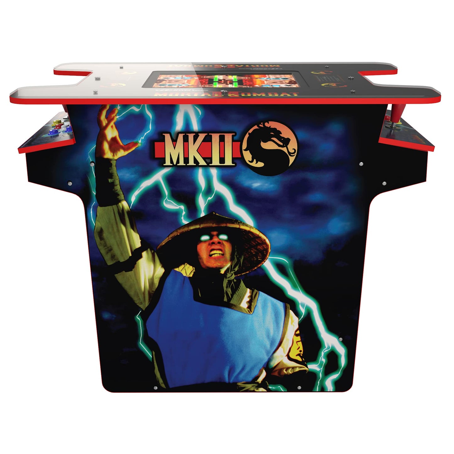 Arcade1Up Mortal Kombat Head-to-Head Arcade Machine, 2 Player Cocktail Style Cabinet for Home - 9 Classic Games